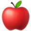 red apple