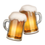 clinking beer mugs