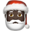 Santa Claus: dark skin tone