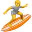 person surfing