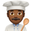 man cook: medium-dark skin tone