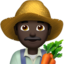 man farmer: dark skin tone