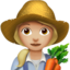 woman farmer: medium-light skin tone