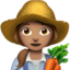 woman farmer: medium skin tone