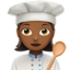 woman cook: medium-dark skin tone