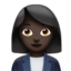 woman office worker: dark skin tone