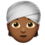 person wearing turban: medium-dark skin tone