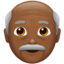 old man: medium-dark skin tone