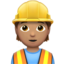 construction worker: medium skin tone