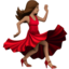 woman dancing: medium skin tone