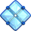 diamond with a dot