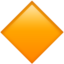 large orange diamond