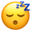 sleeping face