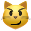 cat with wry smile