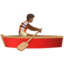 person rowing boat: medium-dark skin tone