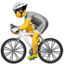 person biking