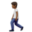 person walking: medium-dark skin tone