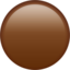 brown circle