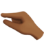 pinching hand: medium-dark skin tone