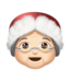 Mrs. Claus: light skin tone