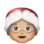 Mrs. Claus: medium-light skin tone