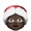 Mrs. Claus: dark skin tone