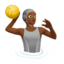 person playing water polo: medium-dark skin tone