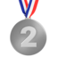 2nd place medal