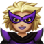 supervillain femme: peau moyennement claire