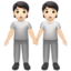 people holding hands: light skin tone