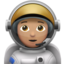 astronaut: medium skin tone