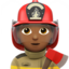 firefighter: medium-dark skin tone