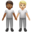 people holding hands: medium-dark skin tone, medium-light skin tone