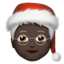 mx claus: dark skin tone