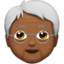 older person: medium-dark skin tone