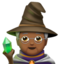 mage: medium-dark skin tone