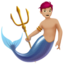 merman: peau moyennement claire