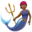 merperson: medium-dark skin tone