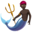 merman: peau foncée