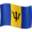 flag: Barbados