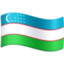 flag: Uzbekistan