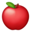 red apple