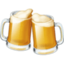 clinking beer mugs