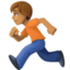 person running: medium skin tone