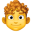 man: curly hair