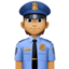 police officer: medium skin tone