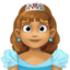 princess: medium skin tone