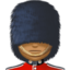 guard: medium-dark skin tone