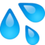 sweat droplets