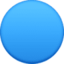 blue circle